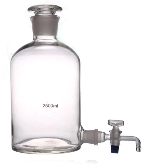Бутыль Вульфа (склянка-аспиратор), 2500 мл